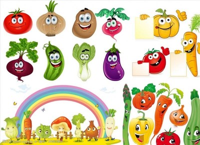 卡通蔬菜插畫圖片素材